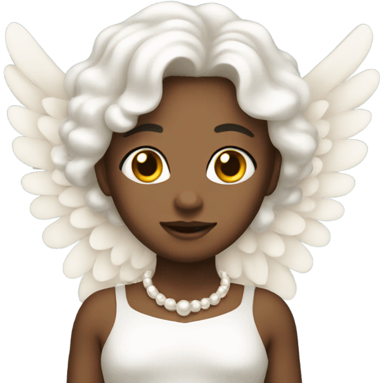 Pearl angel emoji