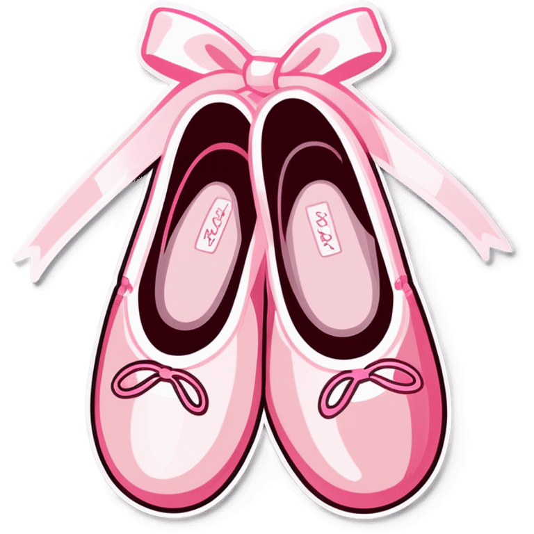 Pink ballet shoes emoji