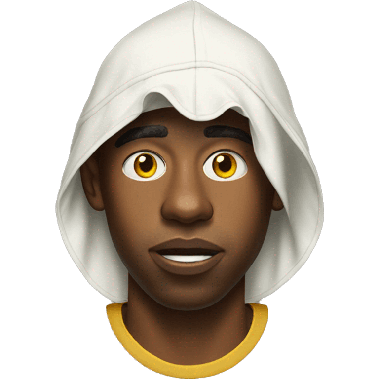 Tyler the creator with his CHROMAKOPIA mask on his head emoji