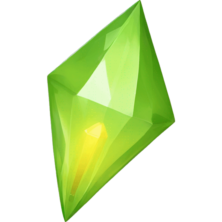 The Sims 4 plumbob light YELLOW emoji