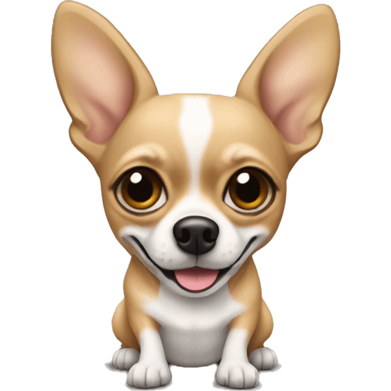 chihuahua qui joue de la trompette emoji