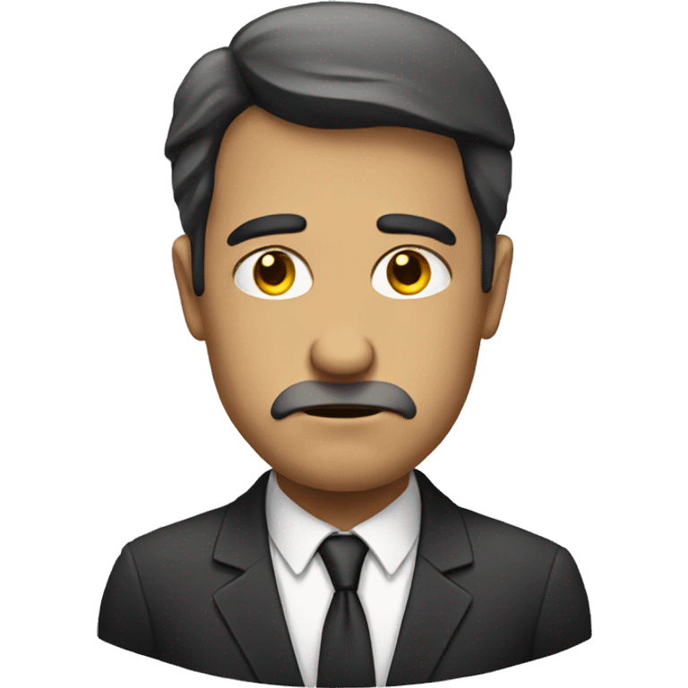 sad businessman emoji