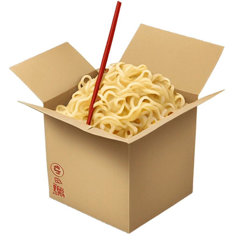 box of noodle emoji