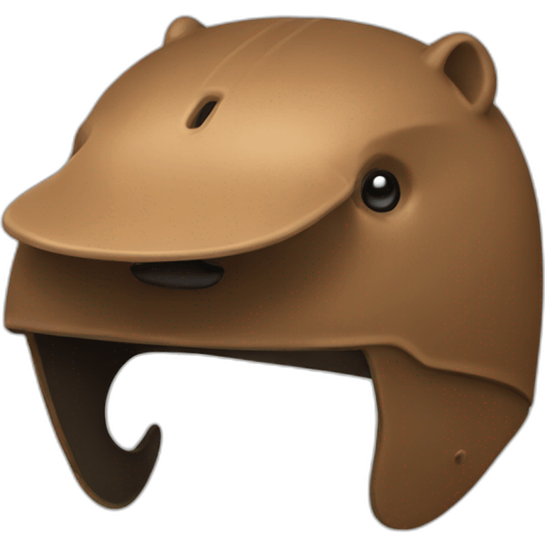 beaver helmet emoji