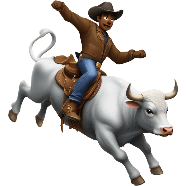 Bull rider emoji