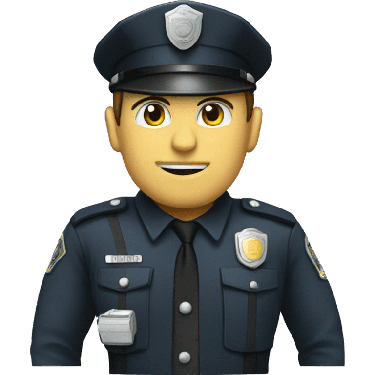 a policeman that fights software bugs emoji