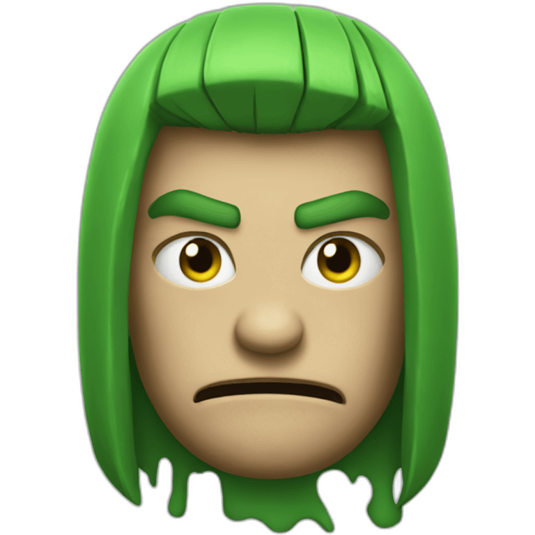 angry-green-smash emoji