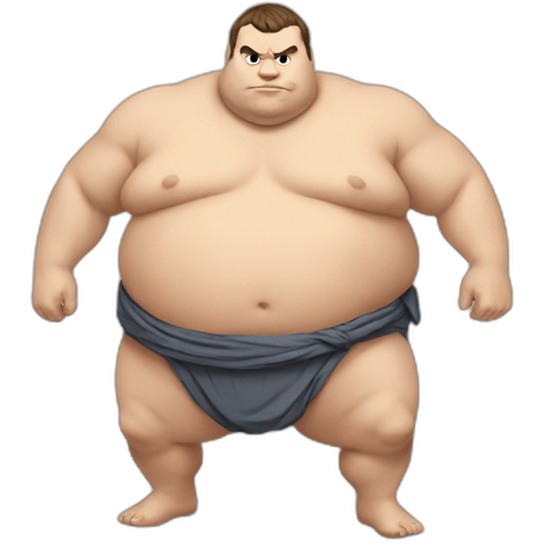 macron as a sumo emoji