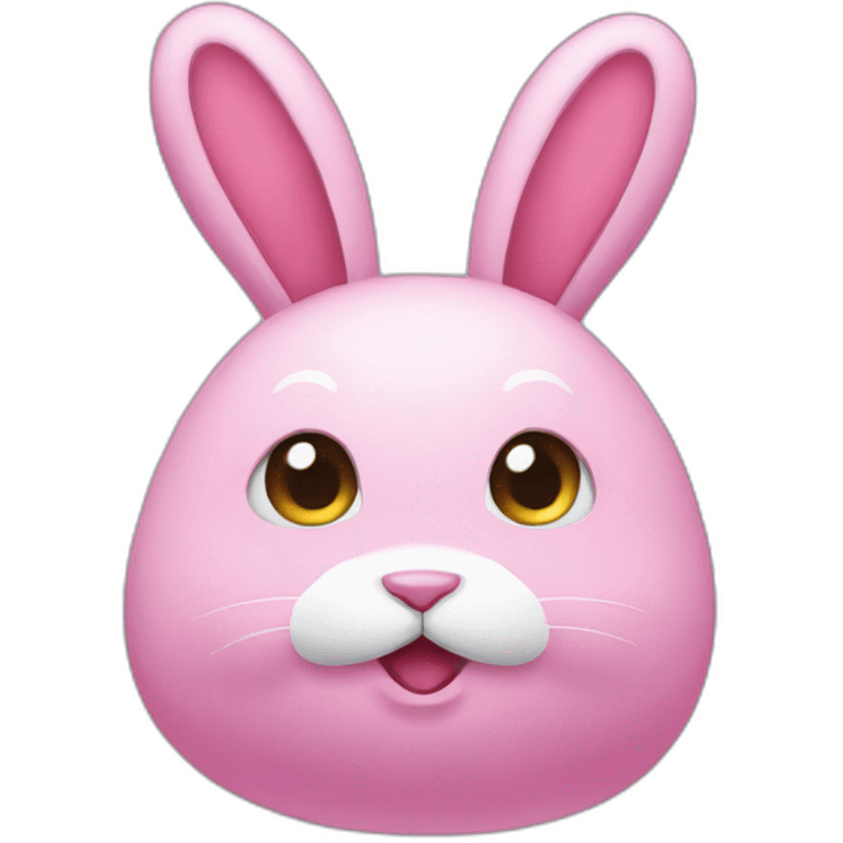 Pink rabbit anime emoji