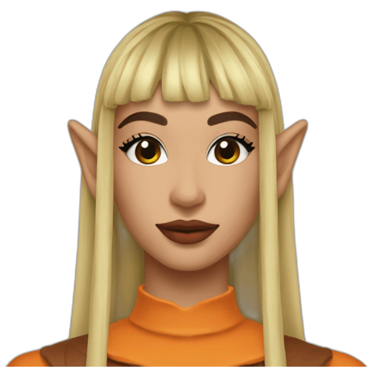 hailey bieber elf halloween emoji