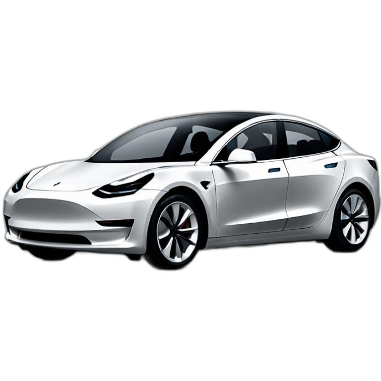 tesla model 3 emoji