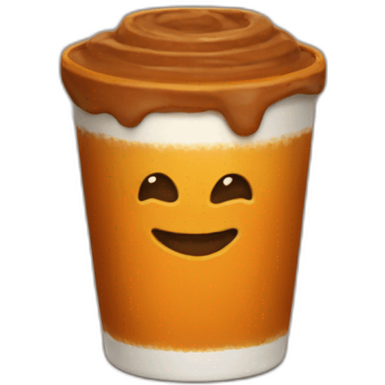 Pumpkin spice emoji