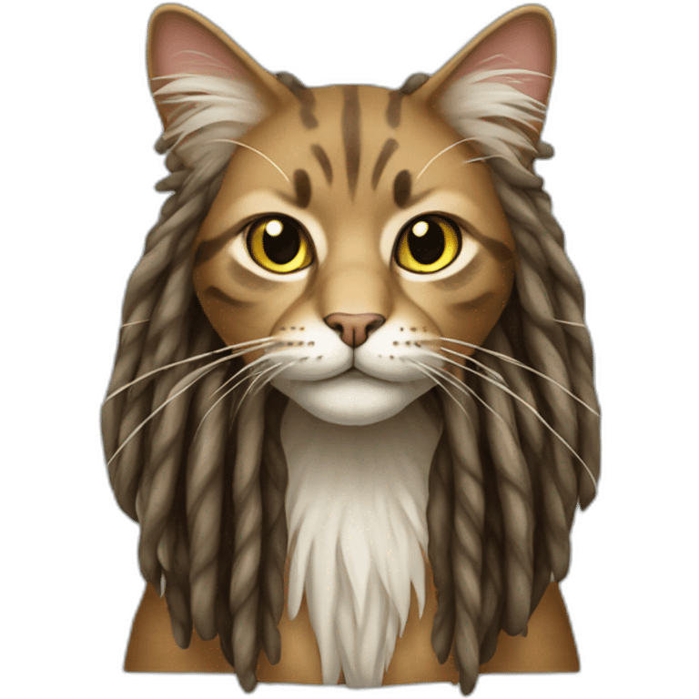 Rastafari cat  emoji