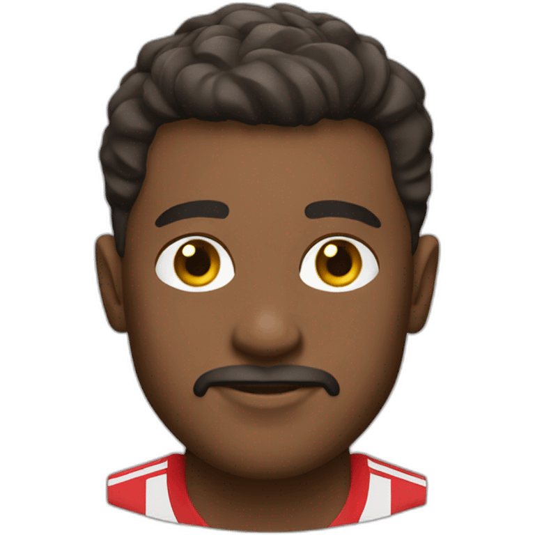 Arsenal home red shirt emoji