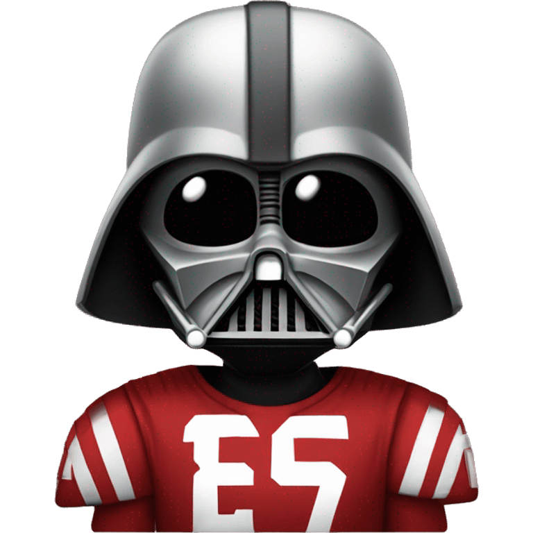 Darth Vader in 49ers uniform emoji