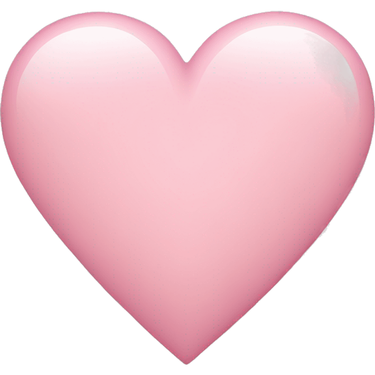 light pink heart  emoji