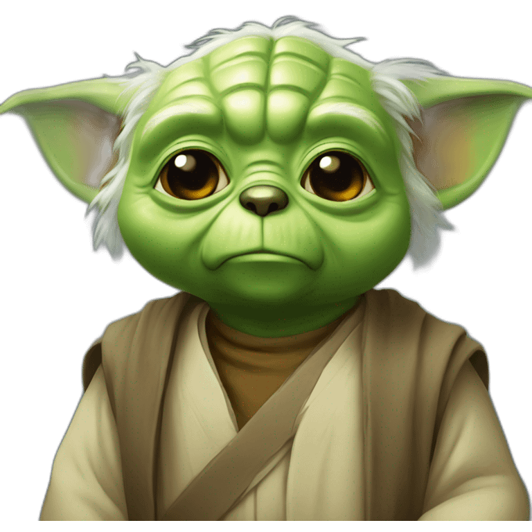 Yoda bear emoji