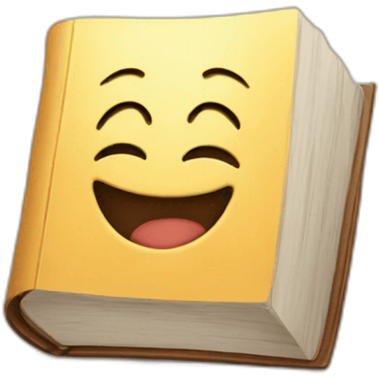 a happy Book  emoji