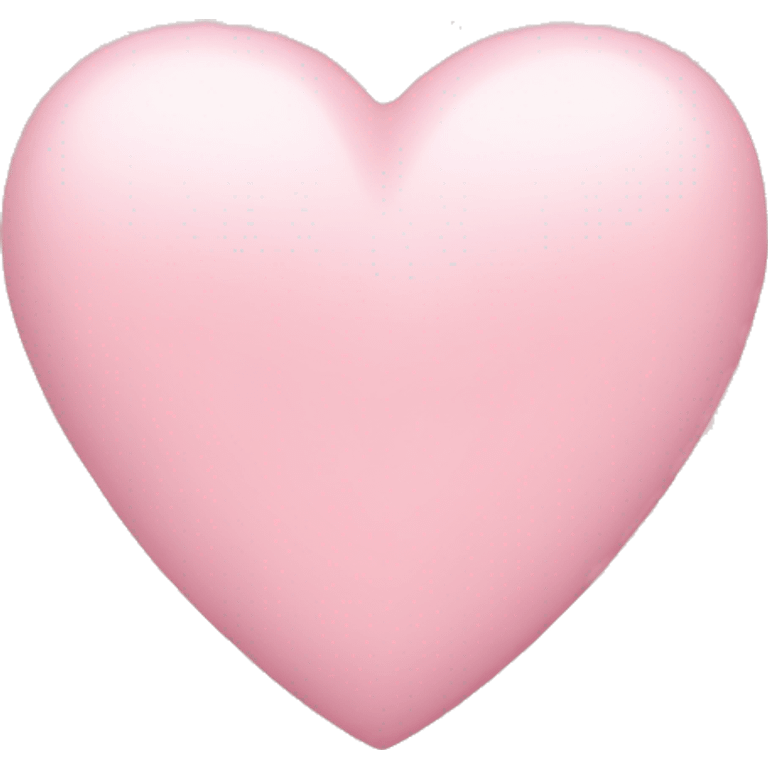 Light pink heart emoji