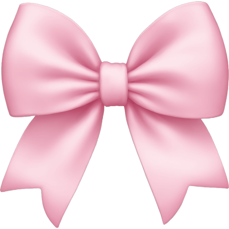 Light pink bows emoji