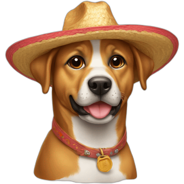 perro con sombrero emoji