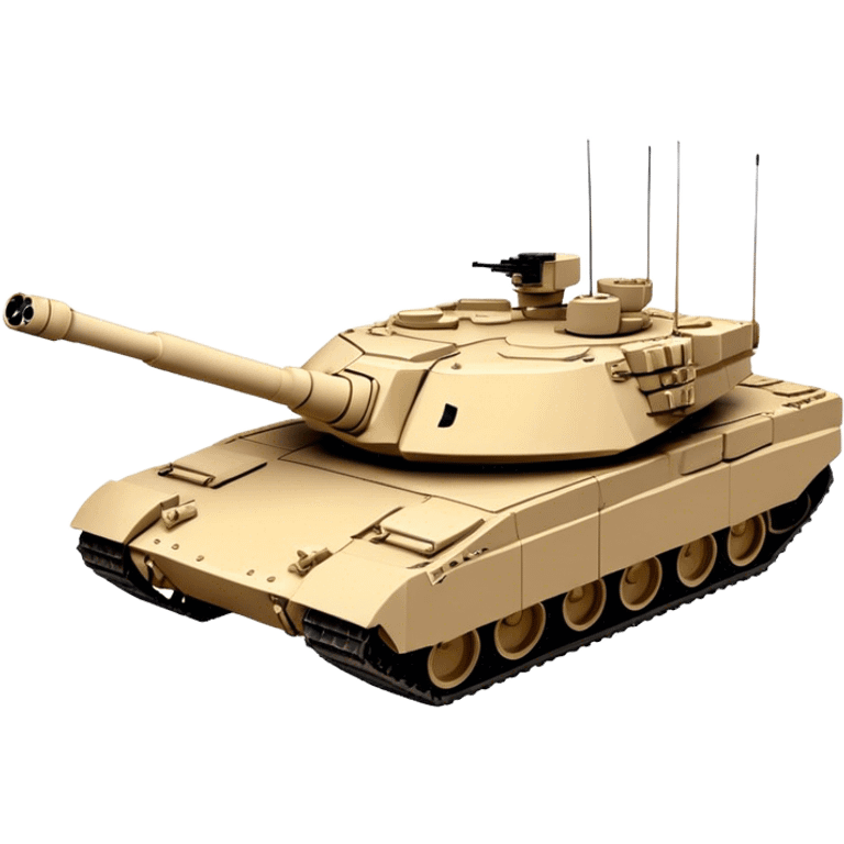 M1 Abrams Tank (sand colour) emoji