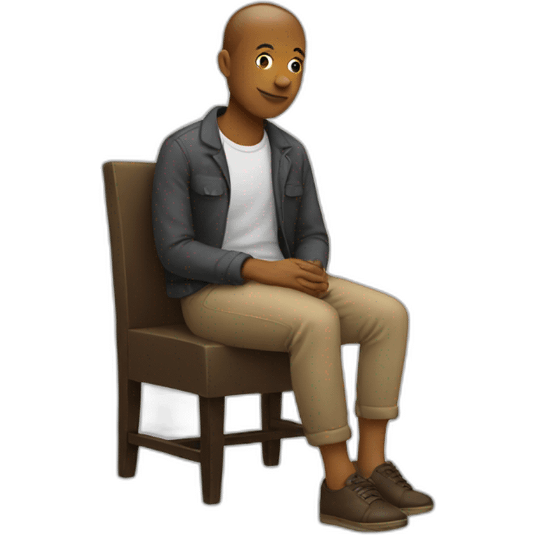 sitting emoji