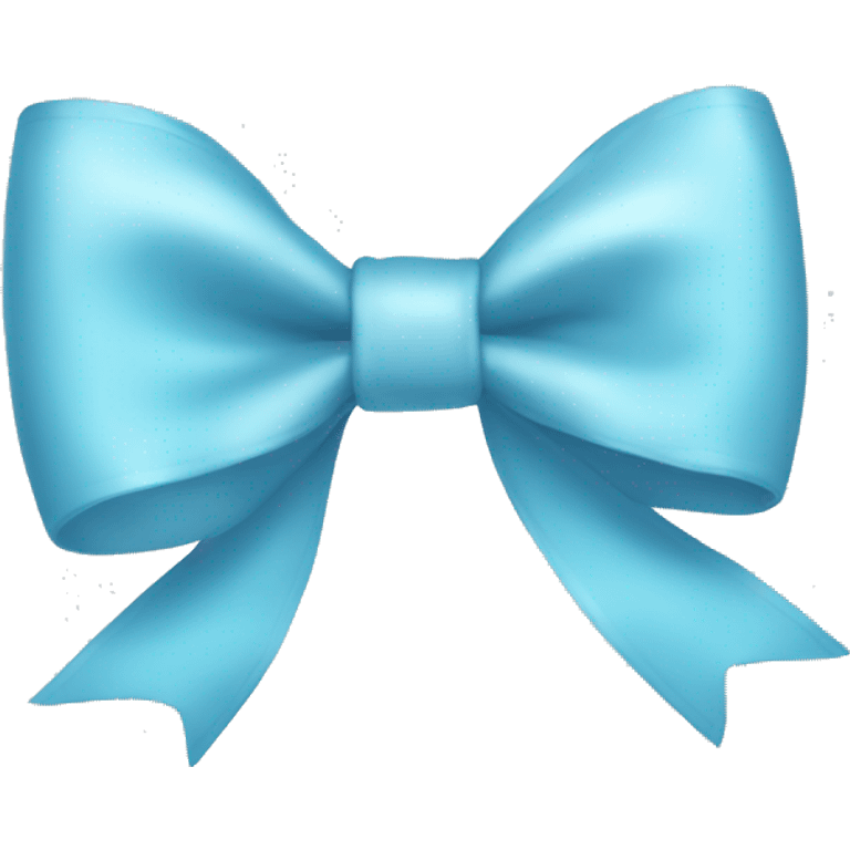 Light blue bow emoji