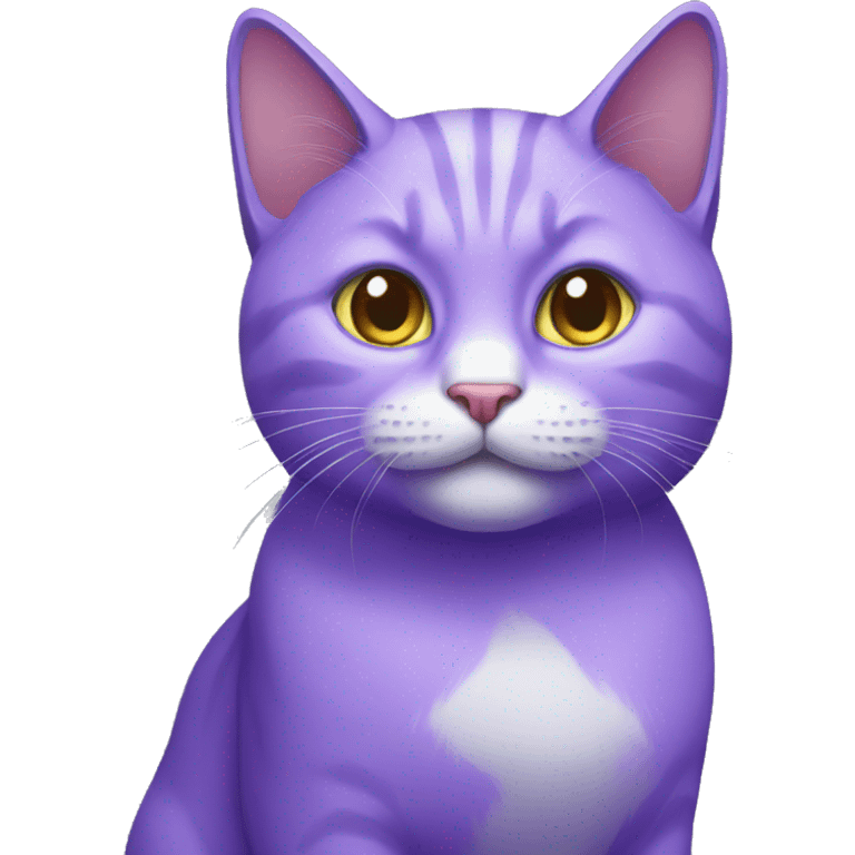 purple cat emoji