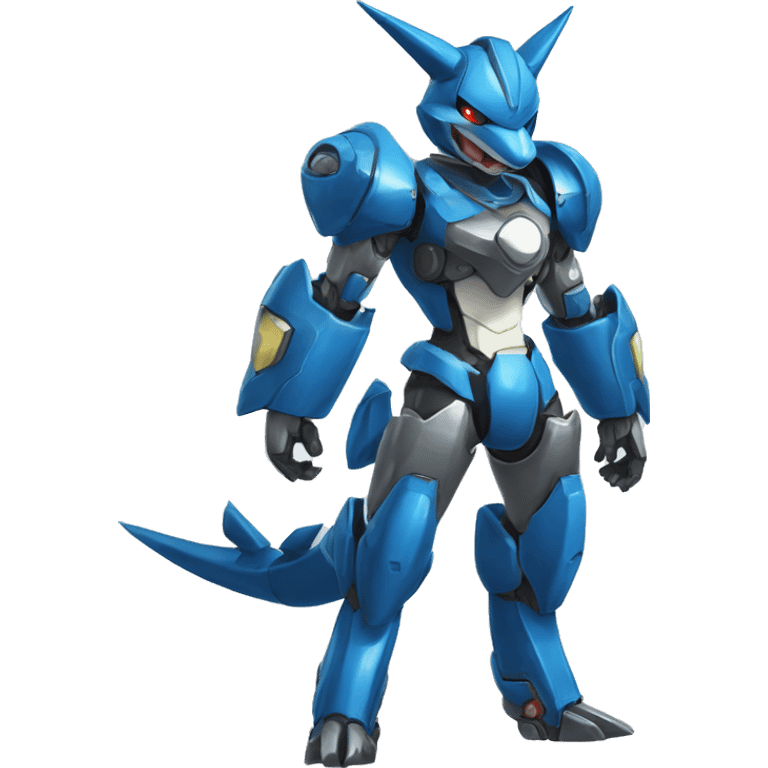 Sharpedo-Lucario-medabot-Mecha full body emoji