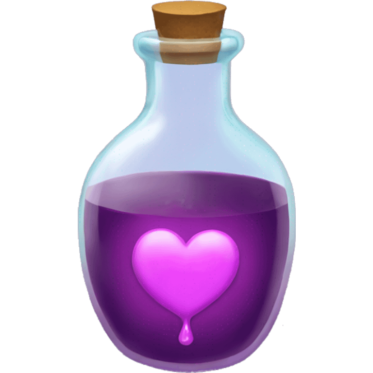 a potion with a broken heart on it emoji