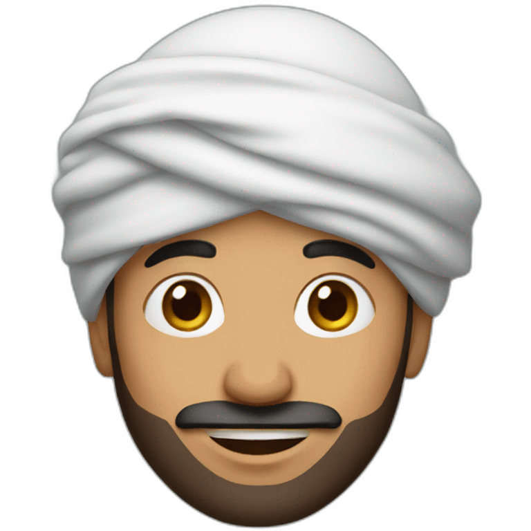 arab man with turban emoji