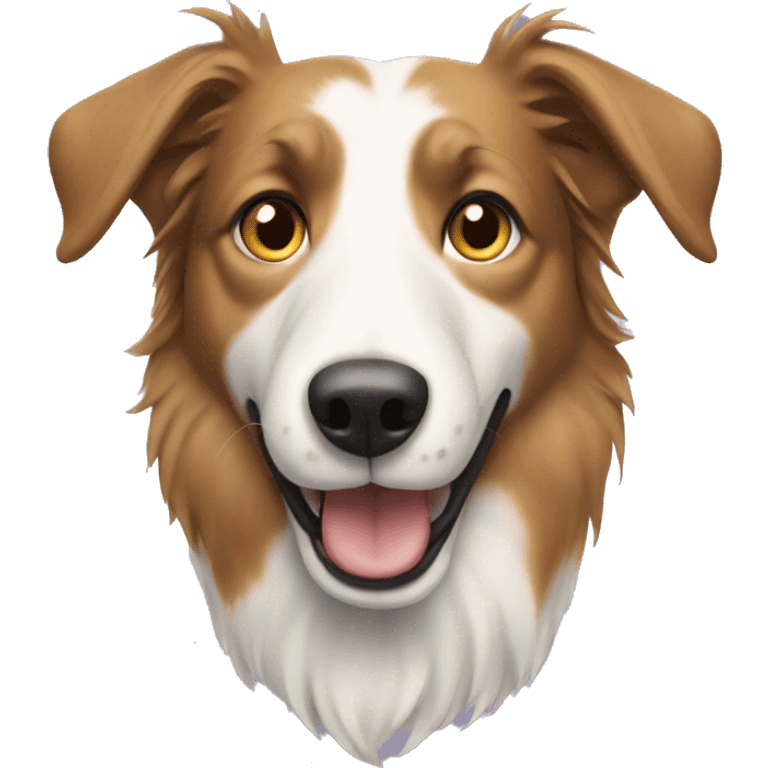 Short hair collie emoji