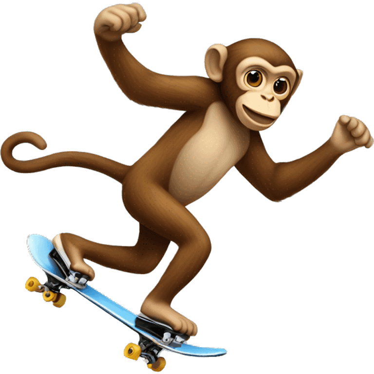 monkey skating  emoji