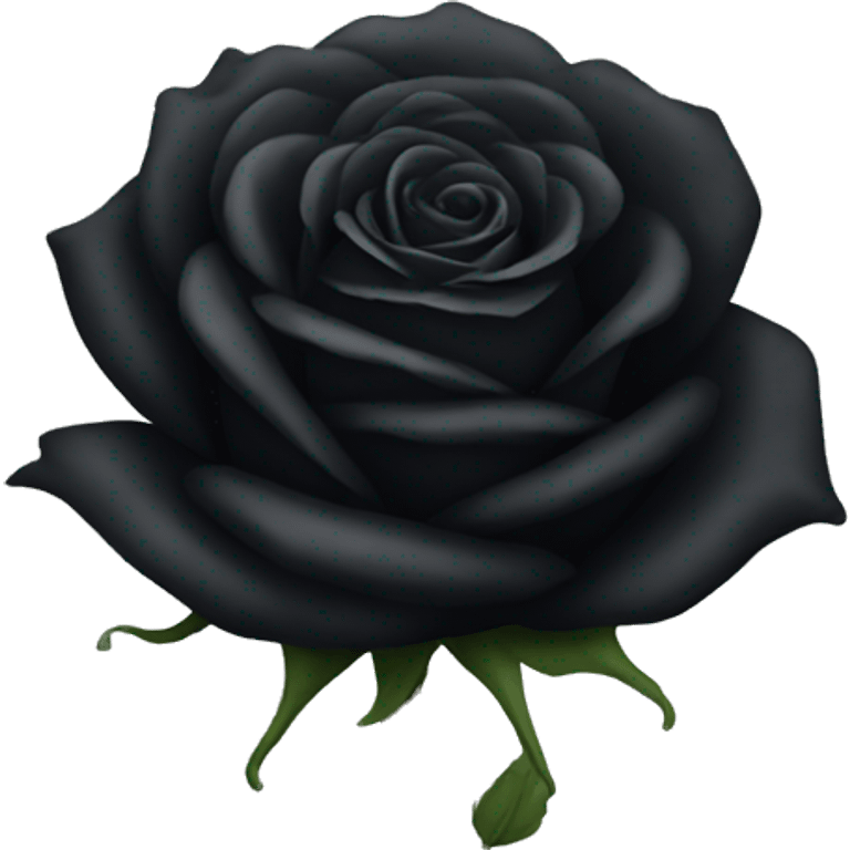 Black rose emoji