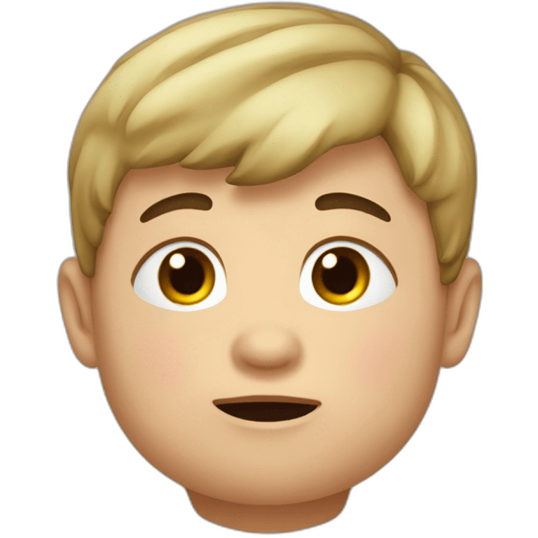 Niño obeso emoji