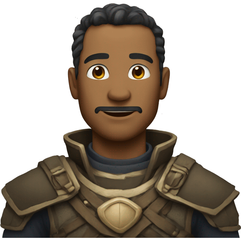 a brave man emoji