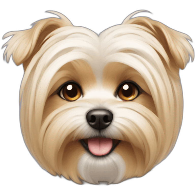 Smug morkie emoji