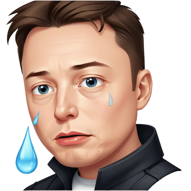 Elon musk are cry emoji