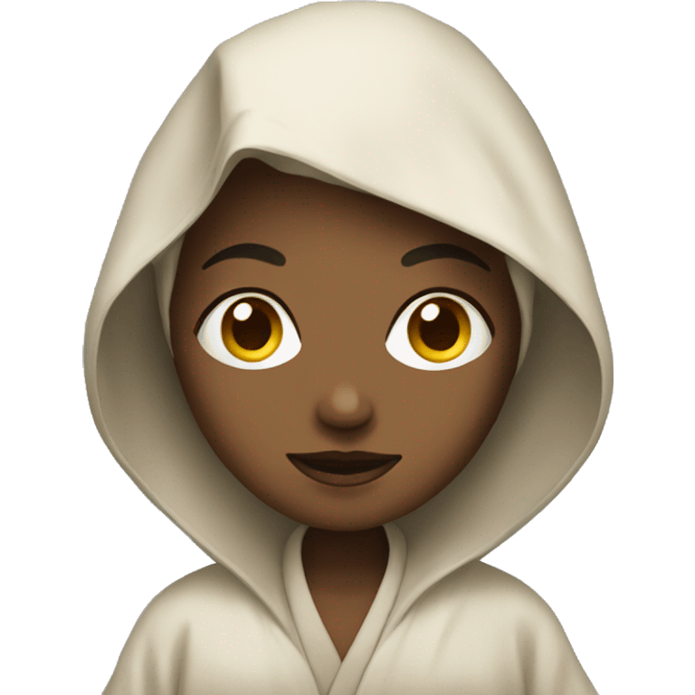 women in a robe emoji