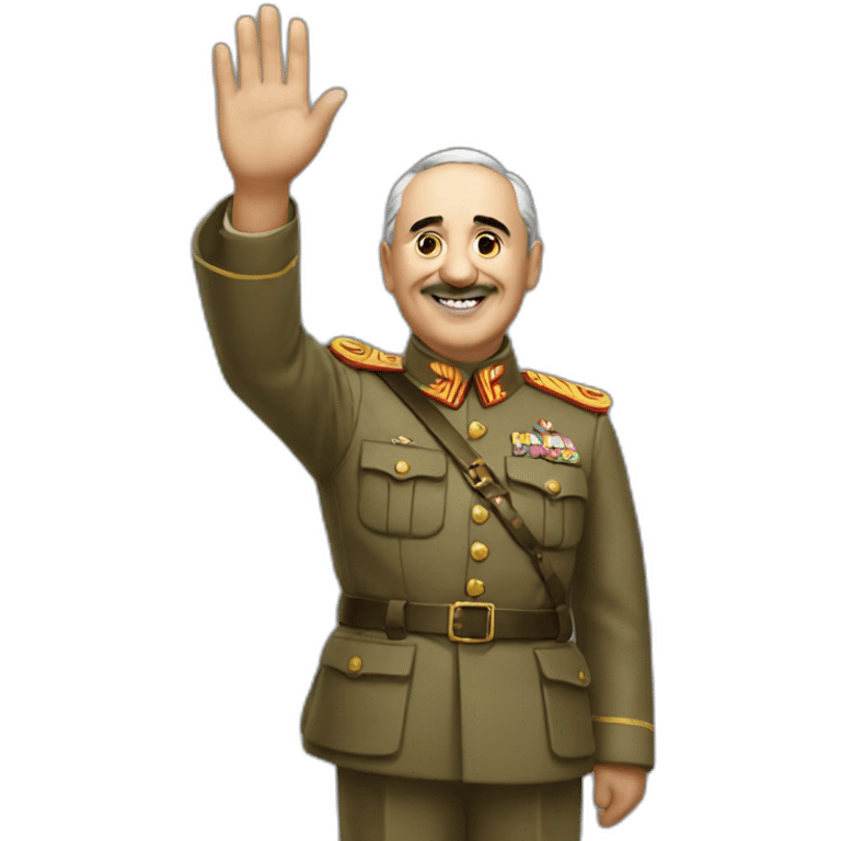 Francisco Franco waving emoji