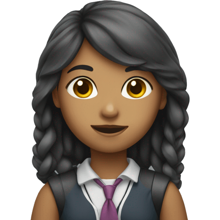 Girl of school  emoji