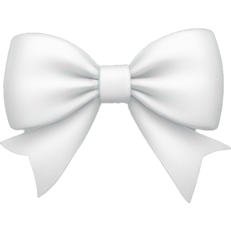 white bow emoji