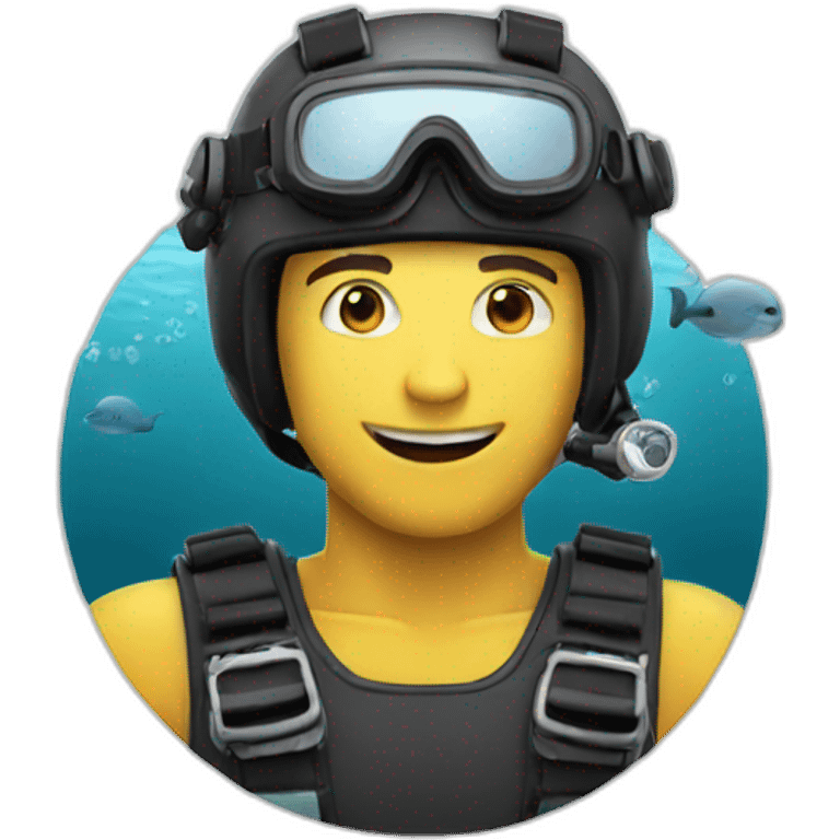 Diver with ok emoji