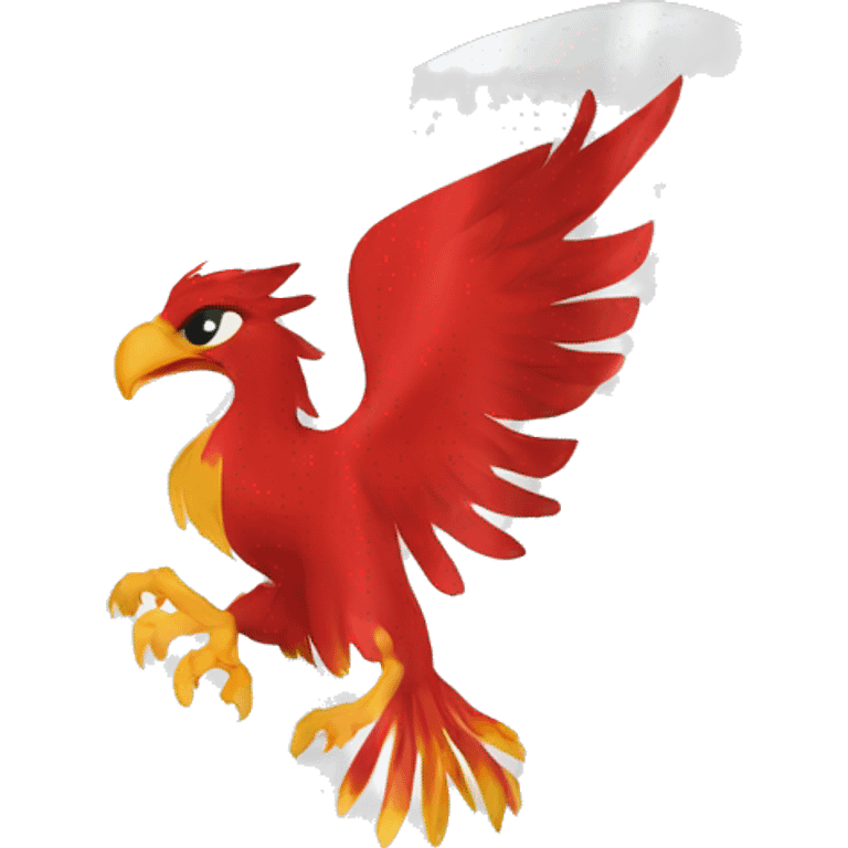 Red Phoenix flag emoji