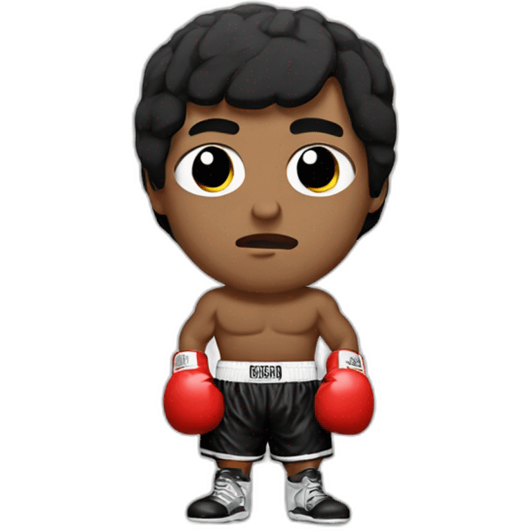 rocky Balboa boxing emoji