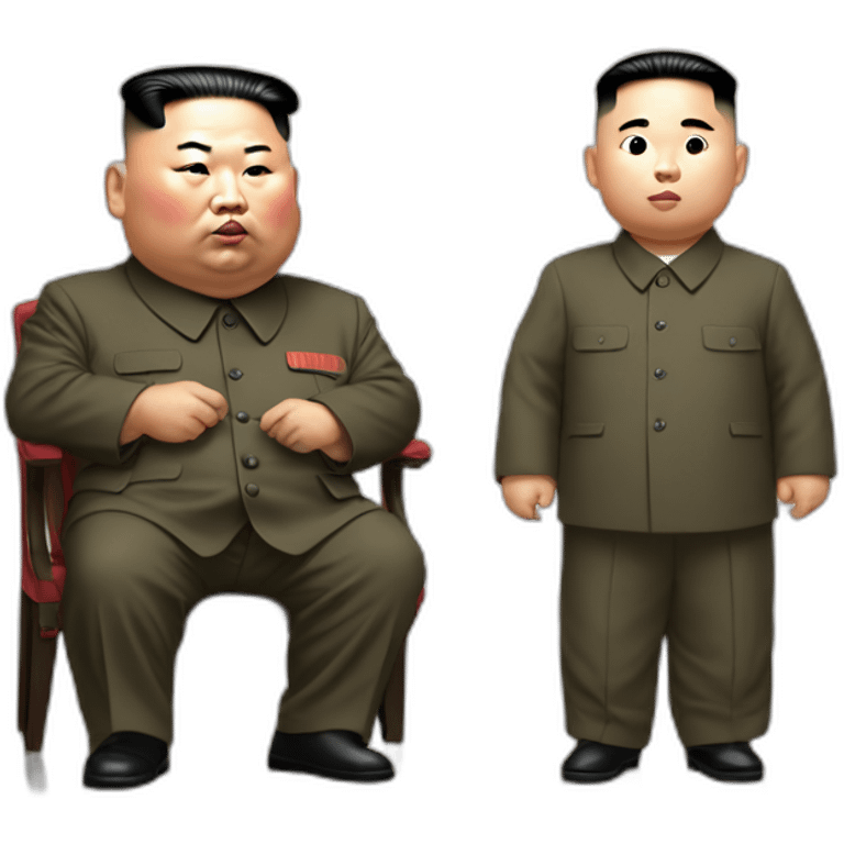 kim jong un with misile emoji