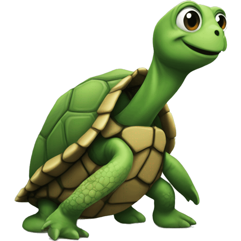 Macron as a turtle emoji