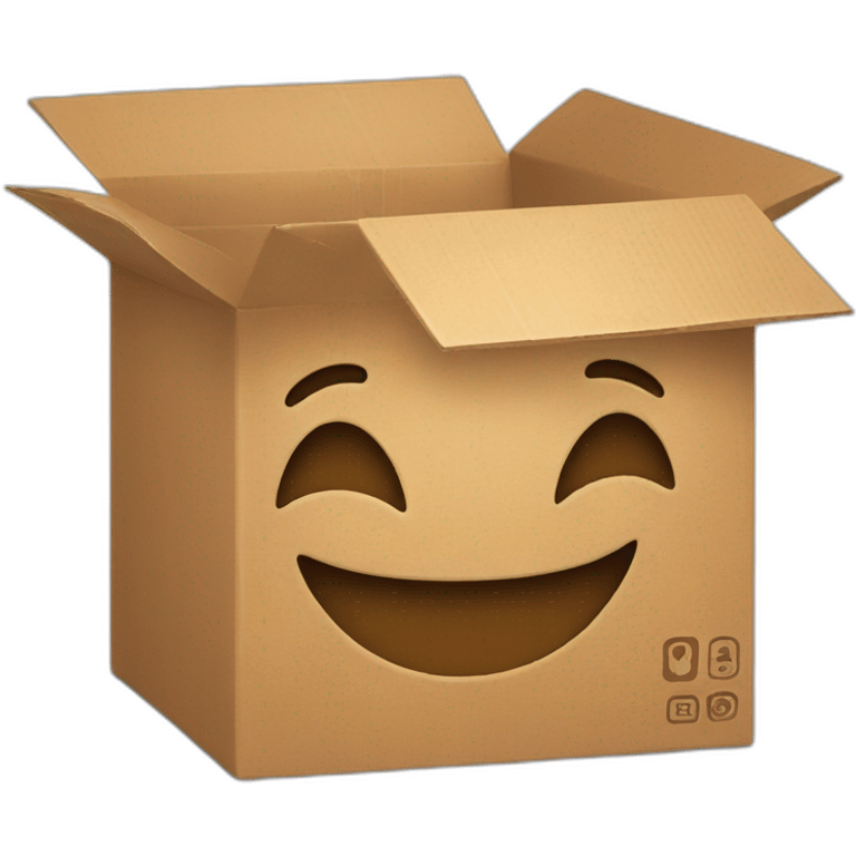 box with smile emoji