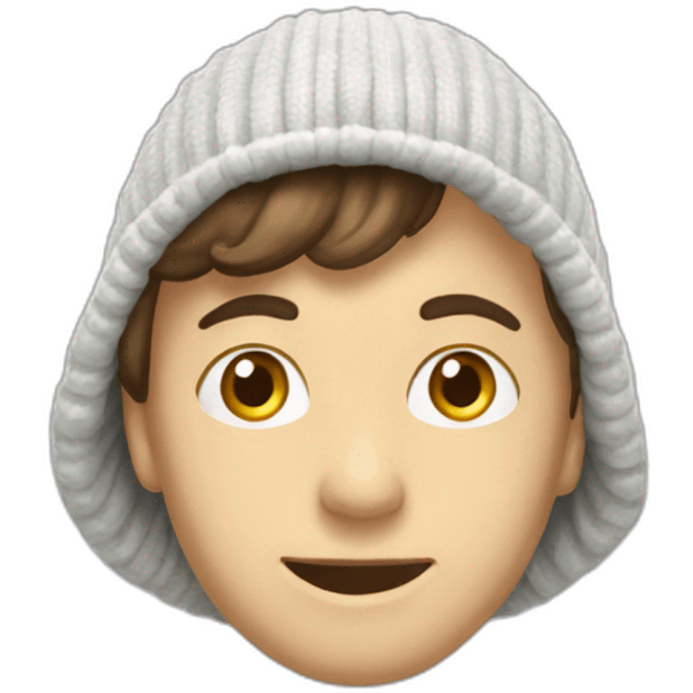 Tobey mcguire lunette  bonnet de Noël emoji